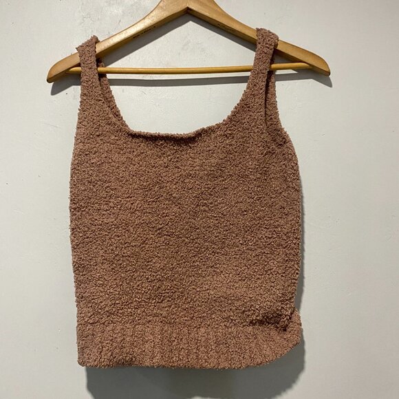 SKIMS Cozy Knit Tank  Camel S/M - Picture 2 of 4